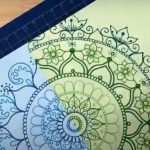 mov)Art Design Mandala by cheep pen